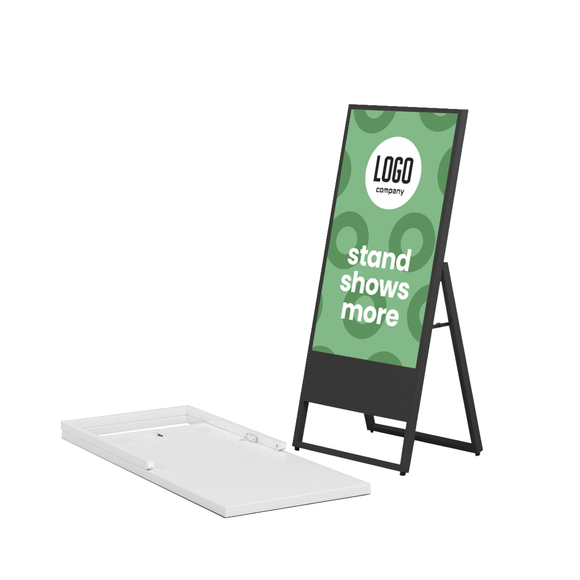 DIGIUP Stand Kundenstopper 43”